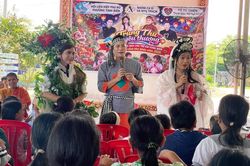 An Giang: Các nghệ sĩ cùng mang Trung thu đến với trẻ em dân tộc Khmer vùng biên giới