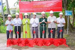 An Giang: Khởi công cầu thuộc Chương trình 'Tết Quân-Dân' năm 2027