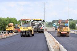 Cận cảnh nút giao Trì Bình - Dung Quất trước ngày khai thác