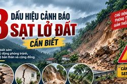 [INFOGRAPHIC] NHẬN BIẾT SỚM DẤU HIỆU SẠT LỞ ĐẤT