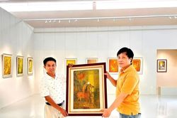 Lần đầu giới thiệu tại Việt Nam bộ tranh đặc biệt của cố họa sĩ Lê Bá Đảng