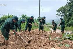 Quân đội chủ động ứng phó với mưa lớn, ngập lụt, lũ quét, sạt lở đất