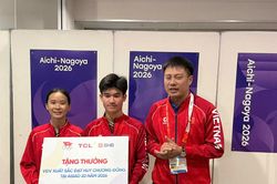 Minh Tân, Gia Nghi giành huy chương đầu tiên cho Thể thao Việt Nam tại ASIAD 2026