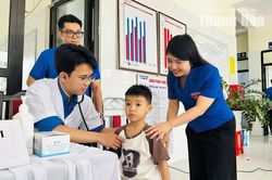 Thiết thực chương trình tình nguyện tại xã Đồng Lương