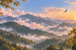 Mùa thu ngủ lưng chừng núi