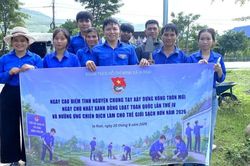 Tuổi trẻ Gia Lai sôi nổi ra quân vì môi trường, chung tay xây dựng nông thôn mới