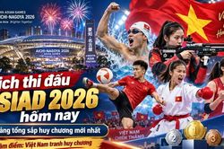 Lịch thi đấu ASIAD 2026 mới nhất ngày 20/9 của đoàn thể thao Việt Nam