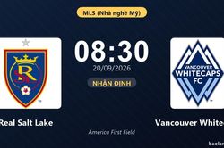 Nhận định Real Salt Lake vs Vancouver Whitecaps: Cả hai cùng khát thắng