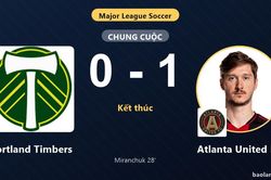 Atlanta United FC ca khúc khải hoàn, Portland Timbers thua trận vẫn giành vé vào vòng 1/16