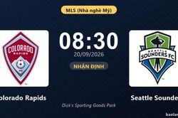 Nhận định Colorado Rapids vs Seattle Sounders: Khách quyết chặn đà sa sút