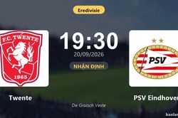Nhận định Twente vs PSV Eindhoven: Màn so tài của hai đội vào phom
