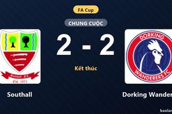 Southall bất phân thắng bại trước Dorking Wanderers tại vòng loại thứ hai FA Cup