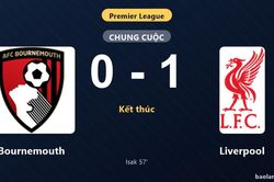Thống kê trận đấu Bournemouth 0-1 Liverpool: Alexander Isak tỏa sáng, Liverpool giành trọn 3 điểm