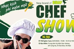 Nhạc kịch 'Chef Show' nổi tiếng của Hàn Quốc trở lại Việt Nam