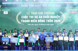 Vinh danh 30 nhà nông trẻ nhận Giải thưởng Lương Định Của lần thứ XXI năm 2026