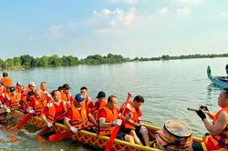 Lễ hội bơi trải làng Yên Duyên - Dòng chảy di sản giữa lòng Thủ đô
