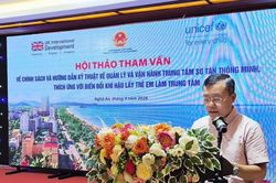 Vận hành Trung tâm sơ tán thông minh, thích ứng với biến đổi khí hậu