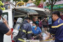 Cháy nhà 4 tầng ở Hà Nội