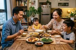 Bận rộn mưu sinh, gia đình trẻ Hải Phòng vẫn giữ nếp cơm nhà