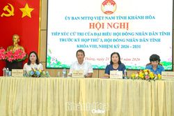 Đại biểu HĐND tỉnh Khánh Hòa tiếp xúc cử tri phường Hòa Thắng