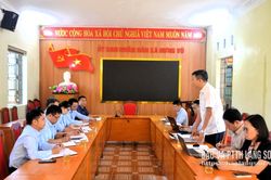 Trung tâm Phục vụ hành chính công tỉnh làm việc với trung tâm phục vụ hành chính công xã Hưng Vũ và xã Bình Gia