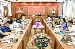 Thông qua dự thảo báo cáo giám sát với Ban Thường vụ Đảng ủy xã Sông Mã