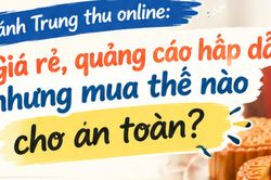Bánh Trung thu online: Giá rẻ, quảng cáo hấp dẫn nhưng mua thế nào cho an toàn?