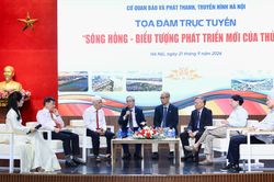 Sông Hồng – Từ ranh giới tự nhiên đến trục phát triển mới của Thủ đô