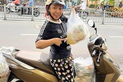 Nữ diễn viên là mẹ đơn thân quê An Giang, từng ngủ công viên, đi bán cơm, giao hàng kiếm tiền nuôi con
