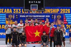 Bóng rổ nữ U17 Việt Nam giành Huy chương đồng Đông Nam Á