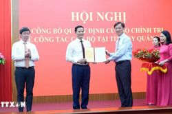 Đồng ch&iacute; Vương Quốc Tuấn giữ chức B&iacute; thư Tỉnh ủy Quảng Trị