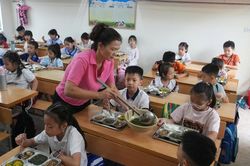 Bữa ăn bán trú ở Nghệ An có hợp đồng vẫn khó truy xuất nguồn gốc thực phẩm