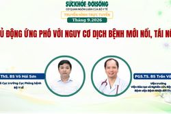 Truyền hình trực tuyến: 'Chủ động ứng phó với nguy cơ dịch bệnh mới nổi, tái nổi'