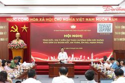 Hướng dẫn xây dựng khu dân cư đoàn kết, an toàn, ấm no, hạnh phúc