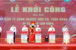 Hà Tĩnh khởi công tổ hợp kinh tế nông nghiệp hữu cơ gần 1.300 tỷ