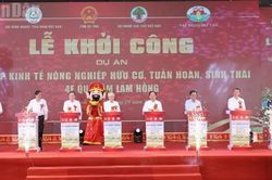Khởi công Dự án Tổ hợp kinh tế nông nghiệp hữu cơ, tuần hoàn sinh thái 4F Quế Lâm Lam Hồng