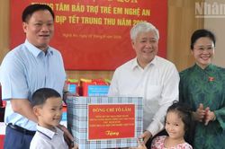 Phó Chủ tịch Thường trực Quốc hội thăm, tặng quà Tết Trung thu tại Nghệ An