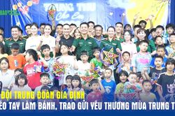 Bộ đội Trung đoàn Gia Định khéo tay làm bánh, trao gửi yêu thương mùa Trung thu