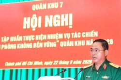 Quân khu 7 tập huấn nhiệm vụ tác chiến 'Vòm phòng không bền vững'