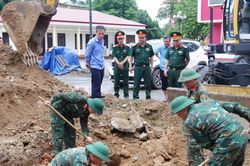 Quảng Trị: Phát hiện, quy tập 6 hài cốt liệt sĩ ở khu phố Thành Cổ