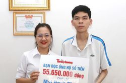 Tấm lòng bạn đọc Tiền Phong đến với nam sinh năn nỉ mẹ xoay tiền học phí để lên giảng đường