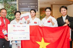 Ba nữ võ sĩ Karate 'mở hàng' HCV Asiad cho thể thao Việt Nam là ai?