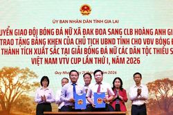 Hoàng Anh Gia Lai chính thức tiếp nhận đội bóng nữ Đak Đoa