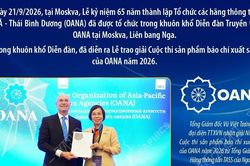 TTXVN giành Giải Nhì Cuộc thi Sản phẩm báo chí xuất sắc của OANA năm 2026