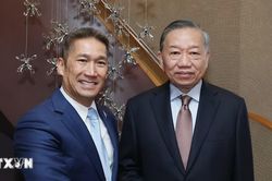 Tổng Bí thư, Chủ tịch nước Tô Lâm tiếp Quyền Bộ trưởng Hải quân Hoa Kỳ Hùng Cao