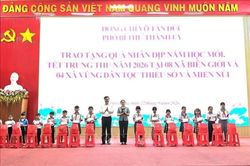 Chăm lo Trung thu cho trẻ em vùng biên giới, dân tộc thiểu số
