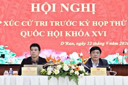 Nhiều cử tri quan tâm giải pháp phòng, chống sạt lở bờ sông Đa Nhim