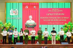 82 thí sinh Lâm Đồng trúng tuyển các trường Công an nhân dân