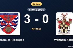 Đánh bại Waltham Abbey, Dagenham & Redbridge thể hiện ưu thế tại FA Cup