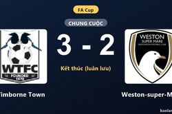 Wimborne Town đánh bại Weston-super-Mare tại vòng loại thứ hai FA Cup